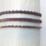 Feines Armband im Perlen Mix in soft autumn shades – Bild 17