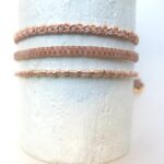 Feines Armband im Perlen Mix in soft autumn shades – Bild 3