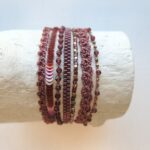 Feines Armband im Perlen Mix in soft autumn shades – Bild 9