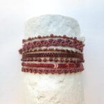 Feines Armband im Perlen Mix in soft autumn shades – Bild 8