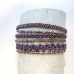 Feines Armband im Perlen Mix in soft autumn shades – Bild 7