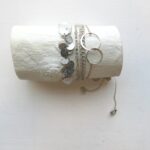 Armband aus Pailletten Kette in plated Gold und Silber – Bild 15