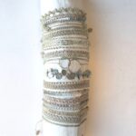 Armband aus Pailletten Kette in plated Gold und Silber – Bild 18