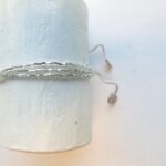 Armband Dreifach aus 'cut beads' in Gold und Silber – Bild 8