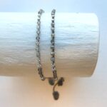 Häkel Armband im Edelstein Mix mit Silber – Bild 11