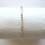 Häkel Armband im Edelstein Mix mit Gold – Bild 8