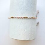 Häkel Armband im Edelstein Mix mit Gold – Bild 10