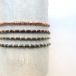 Häkel Armband CLARA mit Metallperlen – Bild 3