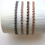 Häkel Armband mit einseitig Metallperlen – Bild 5