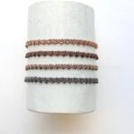 Häkel Armband mit einseitig Metallperlen – Bild 4