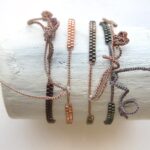 Armband 'peyote Technik' mit Metallperlen – Bild 10