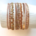 Feines Armband im Perlen Mix in soft autumn shades – Bild 12