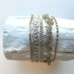 Gehäkeltes Armband Edelsteinkettchen – Bild 9