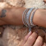 Feines Armband mit facettierten Glas-Rocailles Perlen – Bild 4